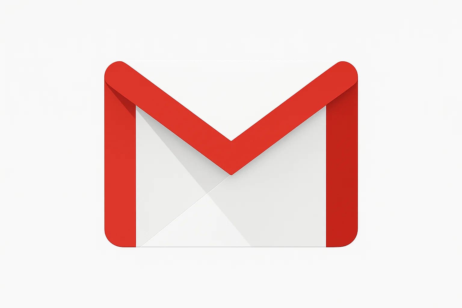 典的Gmail信封Logo，象征谷歌邮箱账户。